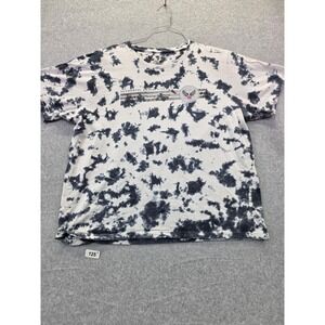 Joven Stay Young Mens XL Tie Dye T-Shirt Authentic Denim Corp Black White Tee